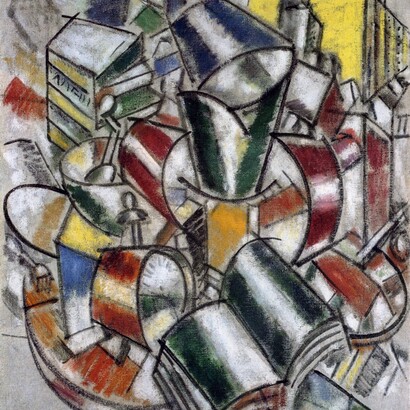 Fernand Léger, "Nature morte", dettaglio, 1914