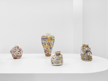 Jennifer Rochlin, Jump cut, exhibition view. Courtesy of Sorry We’re Closed. Photo by Hugard & Vanoverschelde