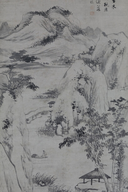 Zha Shibiao, The fisherman (detail), 1684. Courtesy of Hong Kong Museum of Art