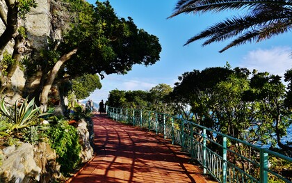 Passeggiata Anita Garibaldi, Nervi, Genova, Italia