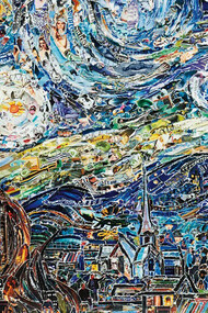 Vik Muniz, 'Starry Night, after Van Gogh" from "Pictures of Magazine"