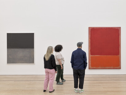Various artists, There is only one thing I fear in life, my friend: One day, the black will swallow the red, exhibition view. Courtesy of Fondation Beyeler 