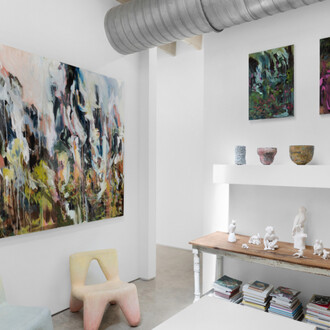 Heather Rubinstein, In search of bel espri, exhibition view. Courtesy of Mindy Solomon Gallery
