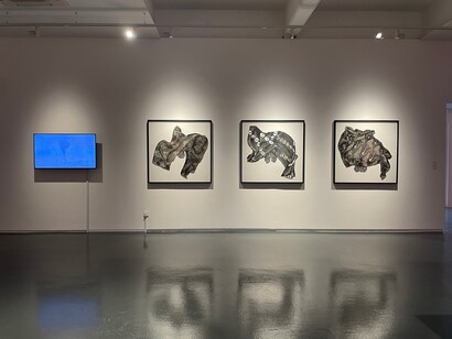 Various artists, Disobedient bodies, exhibition view. Courtesy of Sundaram Tagore Gallery