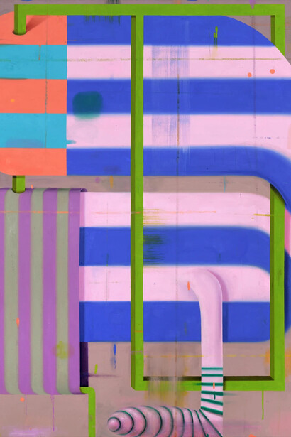 Deborah Zlotsky, Somehow somewhere inside of us we must be similar if not the same (detail), 2025. Courtesy of Kathryn Markel Fine Arts 