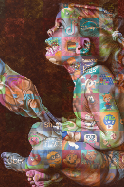 Nicolette Spear, Dopamine, disbelief (detail), 2025. Courtesy of Von Lintel Gallery