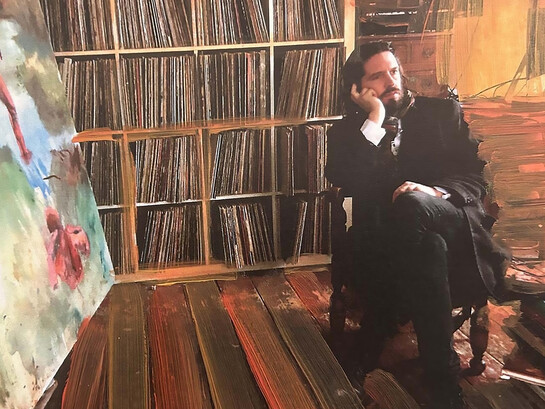 Pato Bosich in his London studio, UK