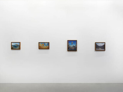 Hicham Berrada, Dilutions, vue d'exposition. Avec l'aimable autorisation de la galerie Mennour