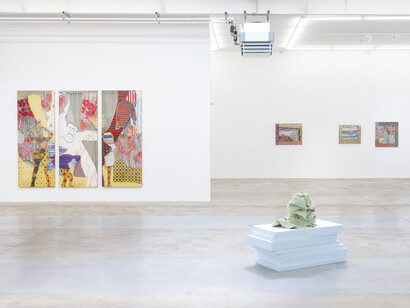 Divers artistes, Soft chaos, vue de l'exposition. Avec l'aimable autorisation de la Galerie Ceysson et Bénétière