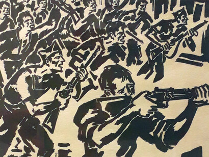 Đorđe Andrejević Kun documented the reality of the war through his artworks. He is known for his paintings, graphic designs, and woodcuts