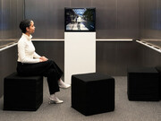 Gillian Wearing, Dancing in Peckham, exhibition view. Courtesy of Tang Museum