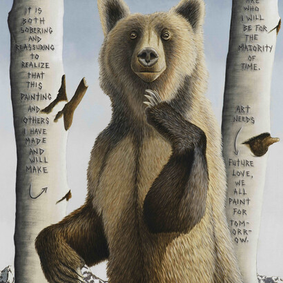 Sean Landers, Dismantling. Courtesy of Rodolphe Janssen Gallery