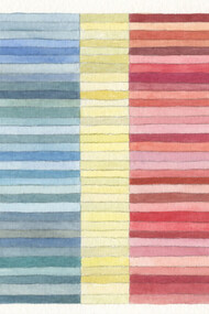 MIDDLE WAY, watercolour 16 x 12cm, Mark Weighton, 2023