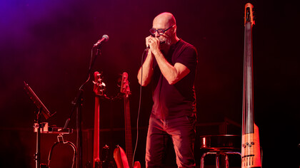 Ritratto di Stefano Olivato. Per gentile concessione del Venezia Jazz Festival