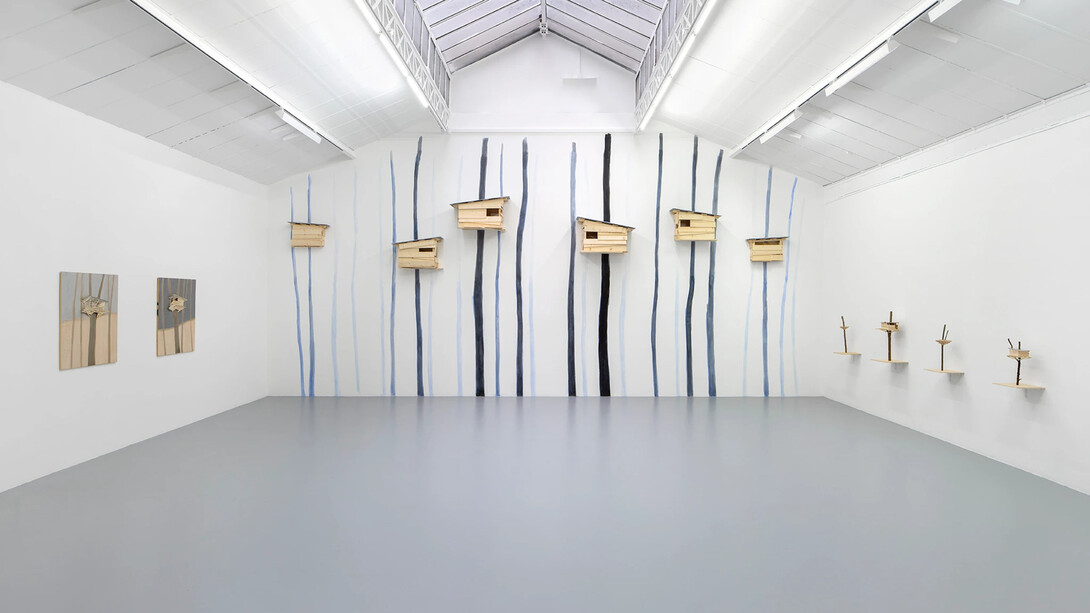 Tadashi Kawamata, Bonsai, exhibition view. Courtesy of the Kamel Mennour Gallery
