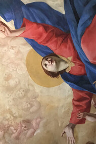 Orazio Riminaldi, Assunta portata in cielo dagli angeli (1628) Pisa Palazzo Blu, Bozzetto della cupola del Duomo © Opera della Primaziale Pisana