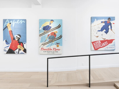 Robert Thomas, Ski country, exhibition view. Courtesy of Casterline Goodman Gallery