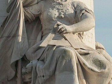 La igualdad representada en el "Monument à la République" por Léopold Morice, 1883, Place de la République, París, Francia