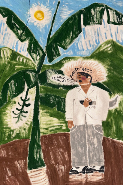 Joshua Nazario Lugo, El amanecer (Dawn) (detail), 2026. Courtesy of Luis De Jesus Los Angeles