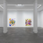 Joanne Greenbaum, Amnesia, exhibition view. Courtesy of Nino Mier Gallery