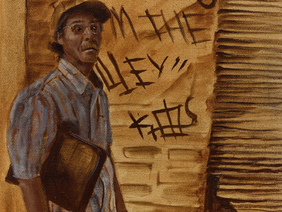 Gabriel Sanchez, El architecto (detail), 2025. Courtesy of Luis De Jesus Los Angeles 