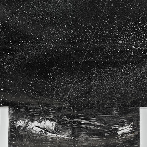 Anselm Kiefer, The starry sky above me and the moral law within me (detail), 1997. 
Mit freundlicher genehmigung des Albertina Museums