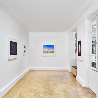 James Turrell, After glow, exhibition view. Courtesy of Gagosian Gallery