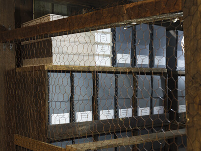 American Artist, Shaper of God: apple valley autonomy, exhibition view. Courtesy of CAAM