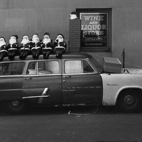 Lee Friedlander, New York city (detail), 1961. © Lee Friedlander, Courtesy Fraenkel Gallery, San Francisco and Luhring Augustine, New York, at Deborah Bell Photographs, New York