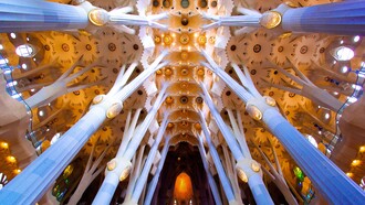 Il Tempio Espiatorio della Sagrada Familia, Barcellona, Spagna