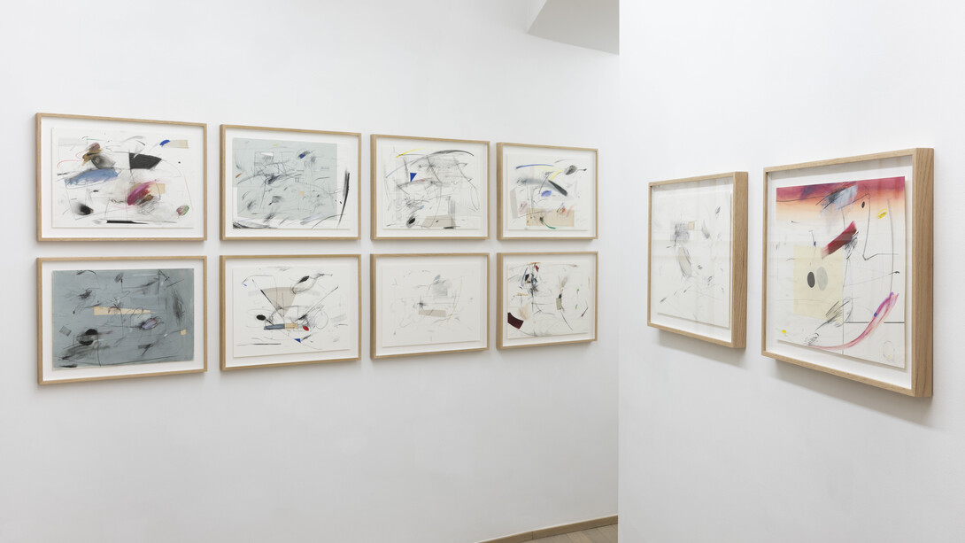 David Schmitz, Notations, exhibition view. Courtesy of Nosbaum Reding