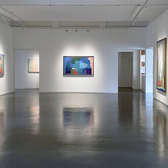 Robert Natkin, A better place, exhibition view. Courtesy of Sundaram Tagore Gallery