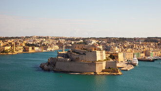 Fort St. Angelo (Maltese: Forti Sant'Anġlu or Fortizza Sant'Anġlu) is a bastioned fort in Birgu, Malta, located at the centre of the Grand Harbour