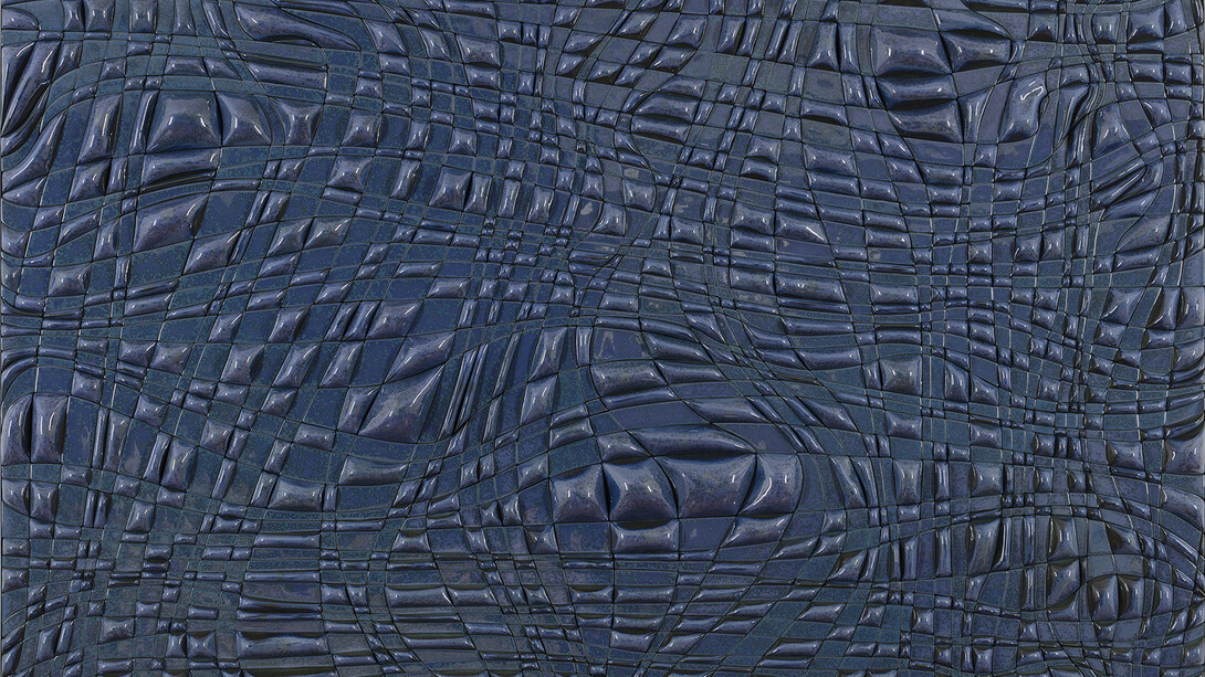 Juan Parada, Malla deformada V1 (detail), 2025. Courtesy of Proyectos Monclova