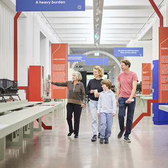 Under the spell of the railway: 200 years of train travel, exhibition view. Courtesy of Technisches Museum Wien