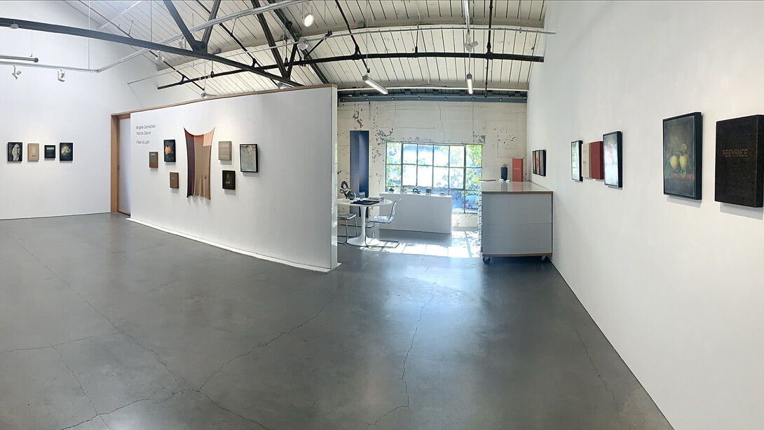 Brigitte Carnochan, Fiber and light, exhibition view. Courtesy of Themes+Projects