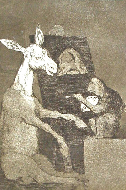 Francisco de Goya, Capricho N°41: Ni más ni menos, serie Los Caprichos (1799)