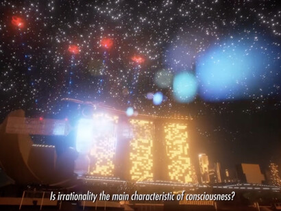 Lawrence Lek, Geomancer (still) (detail), 2017. Courtesy of Carpenter Center for the Visual Arts