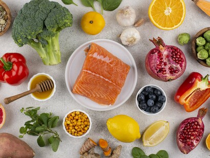 A nutrient-dense diet rich in antioxidants, vitamins, and minerals helps sustain energy, desire, and well-being