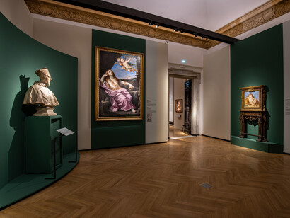 Bernini y los barberini, vista de exhibición. Cortesía del Palazzo Barberini