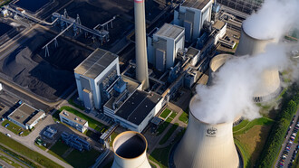 Kohlekraftwerk der modernen Zeiten