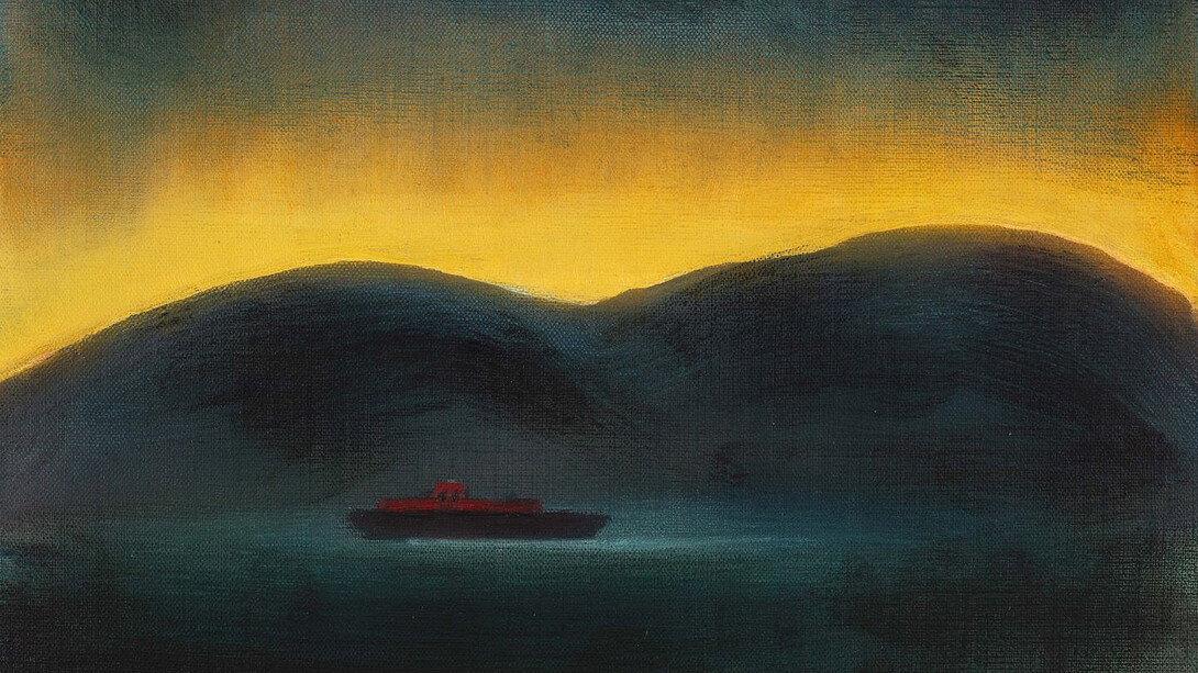 Kathryn Lynch, Boat on the Hudson (detail), 2023. Courtesy of Sears-Peyton Gallery