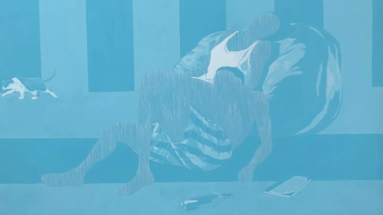 Ameh Egwuh, Misery needs company (detail), 2022. Courtesy of Rele Gallery