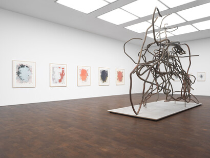 Christopher Wool, exhibition view. Courtesy of Gagosian 