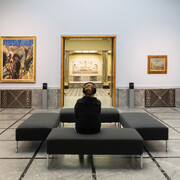 Wu Tsang. La montaña invertida: dans le cadre de la série ReCollect!, vue de l'exposition. Avec l'aimable autorisation du Kunsthaus Zürich