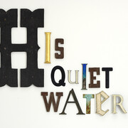 Jack Pierson, His Quiet Waters, 2013, Wood, metal, enamel and plastic, 106.7 x 144.8 x 6.4 cm (42 x 57 x 2 1/2 in), © Jack Pierson, Courtesy Galerie Thaddaeus Ropac Paris · Salzburg, Foto: Artist’s Studio  