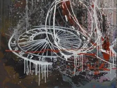 Tania Vasilenko, Golden ratio, tríptico, serie El tiempo (2017, detalle)