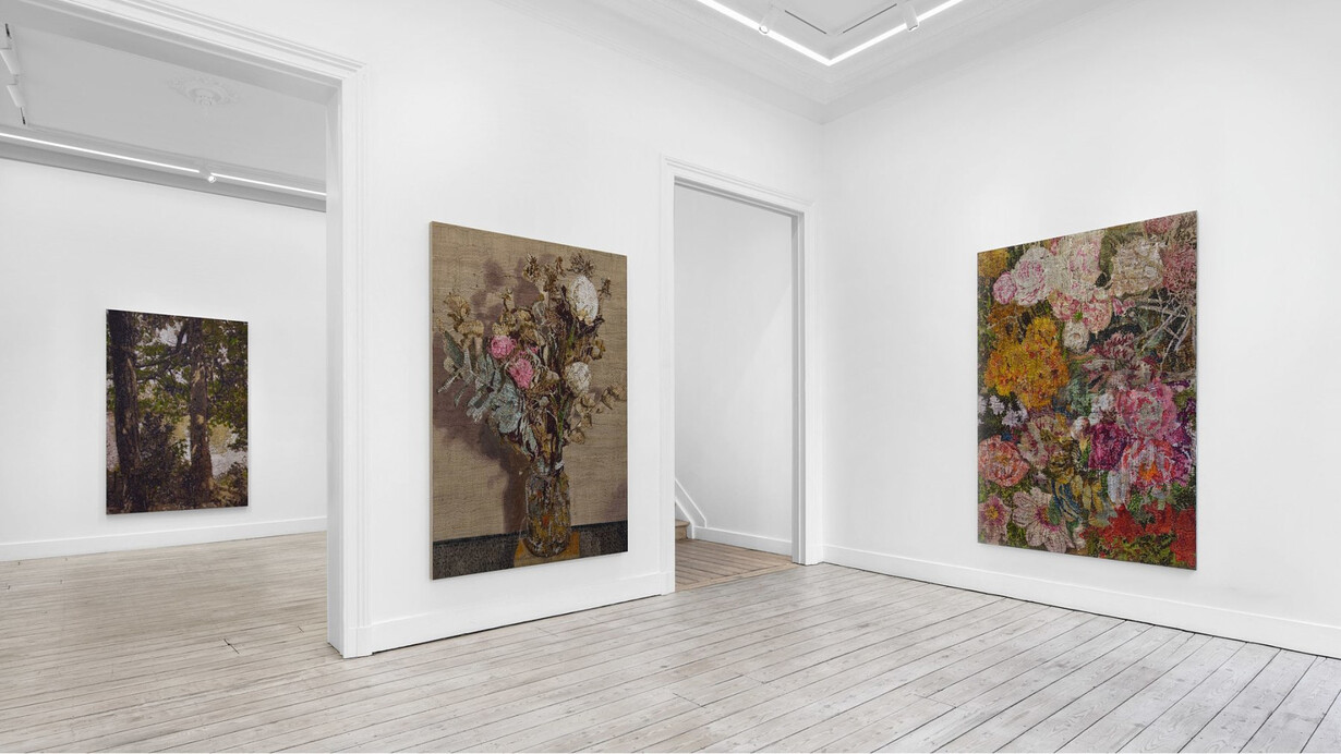 Gregory Hodge, Echo, vue de l'exposition. Avec l’aimable autorisation de Nino Mier Gallery