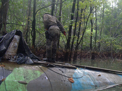 Submarino usado por el narcotráfico incautado en Ecuador. De concretarse estas acciones, la lucha contra el crimen organizado podría inaugurar una nueva etapa en la seguridad regional, con implicancias estratégicas que exceden el combate directo al narcotráfico