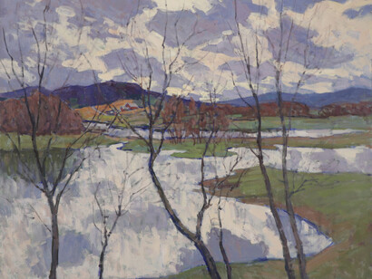 Viktor Butko, Cloud reflections, 2025. Courtesy of Grenning Gallery